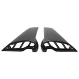 Motorcycle Frame Side Panel Covers 3K Carbon Fiber Weather Resistant Intake Pipe Protective Guard for Motorbike Refitting