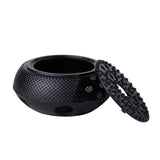 Black Cast Iron Burning Stove Alcohol Honeycomb Furnace Cast Iron Teapot Warmer Burning Stove Heating Tea Pot Warmer Stoves