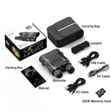 NV008 Digital Night Vision Binoculars Telescope 12X Zoom 800M Full Dark Infrared Night Vision Hunting Camping Video Recording