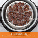 Dehydrator Rack Stainless Steel Stand Accessories Compatible with for Ninja Foodi Pressure Cooker and Air Fryer 6.5