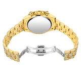 PINTIME Watch for Men Colored Diamond Watches Fashion Hip Hop Iced Out Quartz Wristwatch Waterproof Luminous Luxury Reloj Hombre