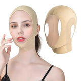 Elastic Seamless Sleep Bandage Lifting V-face Firming Sagging Normal Double Chin Masseter Massage Mask Can Be Adjusted