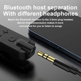 Bluetooth 5.2 Earphone 2-In-1 Wireless Bluetooth Receiver Headset HD Call Noise Reduction Headphone For Music Gaming Call