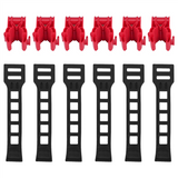 6Pcs/Set Car Bicycle SUV Vehicle Trunk Mount Bike Rack Hitch Stand Storage Carrier Spare Hooks with Racks,Model B