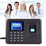 A8 2.8inch Biometric Attendance System USB Fingerprint Reader Time Clock Employee Control hine Electronic Device Spanish En