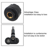 High Precision Car Pressure Monitoring System Solar TPMS Sensor Angle Adjustable Winderscreen Suction Tire Tester Universal