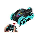 Straight children stunt spray motorcycle spin drift high-speed side USB charging off-road remote control vehicle