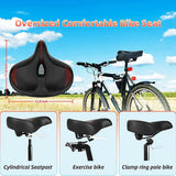 Oversized Comfort Bike Seats, Electric Bike,Road Bike, Universal Fit Bicycle Seats Cushion For Men And Women