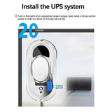 Smart Cleaner with Water Spray, Remote Control Robot Window Washer for Windows Tiles Glass Door