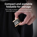 ESLNF 8 in 1 Portable Bicycle Screwdriver Repair Cycg Tool Mountain Bike Wrench Multi Tools
