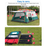 Outdoor Travel Camping Waterproof Portable Rainproof Sunshine-proof Tent Fishing Hiking Sunshine Shelter
