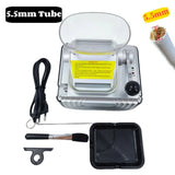 Electric Tobacco Filg hine Push Pull Type 5.5/6.5mm Tube Cigarette Injector Maker with Herb Tray Smoking Accessories