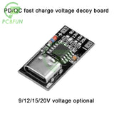 1-5Pcs USB-C PD Trigger PD/QC Decoy Board Fast Charge USB Type-c to 12v DC Boost Module