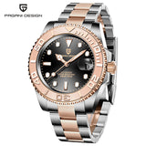 2023 PAGANI DESIGN New Luxury Men Mechanical Wristwatch Stainless Steel Sapphire Automatic Watch 100M Waterproof  Clock