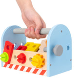 Take-Along Kit Pretend Play Tool Set Gift For Boy Or Girl Kids Educational DIY Wooden Nut Assembly Toys