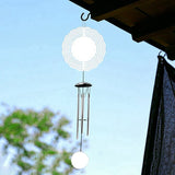6PCS Sublimation Spinner Blan Outdoor Decor, Outdoors Wind Chimes Outside With Aluminum Tubes For Mom Women Durable