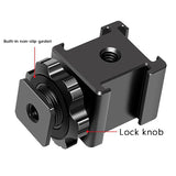 Cold Hot Shoe Extension Bracket Extension Mount With Triple Cold Shoe Mount For Video Cameras Or DSLR Camera Replacement Parts