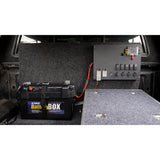 12V Canpoy Power Control Box for External Battery With 20A Switch Cigarette Sockets USB Ports And Fuse Block For RV Car Marine