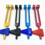 Multifunctional Aluminum Alloy Sound Healing Therapy Medical Healthy Care Test Tuning Fork C128HZ With Wood Hammer