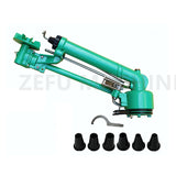 Turbine Vortex Rod Metal Big Rain Gun Sprinkler Agricultural Sprayer Garden Farmland Irrigation And Dedusting