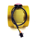 Aluminum Alloy Housing DN80 Hall Water Sensor 3-Inch External Tooth Turbine w Meter