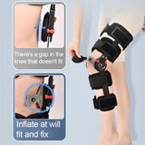 Hinged Knee Brace Immobilizer Orthosis Stabilizer-for ACL MCL PCL Injury, Medical Orthopedic Support Stabilizer After Surgery