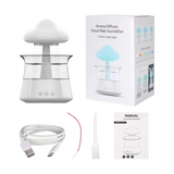 Cloud Humidifier, Essential Oil with 7 Colours LED Lights, Nano Mist Diffuser and Humidifier for Home Office