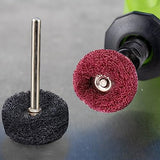 Abrasive Wheel Buffing Polishing Wheel Set Nylon Fiber Brushed Grinding Head 80/150/240/600 Grit