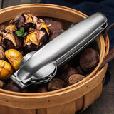 2in1 hine Kitchen Accessori Stainless Steel Chesut Cracker Opener Sheath Cutter Metal Nuts Clip Walnut Pliers Tool