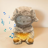 Sound & Light Sheep Plush - Baby Sleep Soother, Toddler Crib Sleeping Aid, Gifts for Boy & Girl