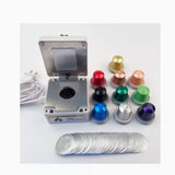 DIY Electric Coffee Portable Aluminum Foil Seag hine Sealer With Capsule Shells And Foils
