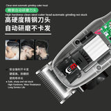 Kemei Km-Ng108 Usb Fast Charge Lcd Liquid Crystal Digital Display Transparent Body Anti Fall Engraving Cordless Hair Clipper