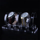 Clear 24 Bits Acrylic Watch Display Holder Rack Showcase Tool Transparent Wristwatch Stand Case Bracelet Hold