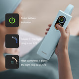Airbag Leather Massage Headache Relief - Electric Air Pressure Massager with Heating. Head Strap for Muscle Relax and Kneading.