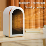 1pc 800/1200W Electric Heater, Portable Small Space Heaters With Thermostat, PTC Ceramic Heater For Office Home Indoors Use, Desktop Heaters With Overheat & Tip-Over Protection, Fast Heating Thanksgiving Halloween Christmas Gift Fall Winter Essential
