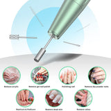 Portable Nail Drill Pen Polisher Rechargeable Electric Nail Drill Machine For Acrylic Nail 30000RPM Nail Manicure Pedicure Tools