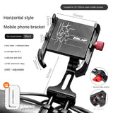 ESLNF Bicycle Mobile Phone Stand Aluminum Alloy Mountain Bike Anti-Shake Shock Absorption Navigation Bracket