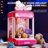 Claw Machine Toy, Party Clip Doll Gashapon Machine, Home Light And Music Two Power Supply Modes