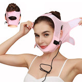 Tighten Lift Belt Compress The Thin Bandage Electric Vibration V Face Reduce Double Chin Posture Corrector Portable