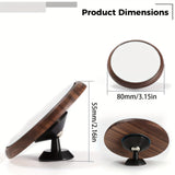 1pc Espresso Mirror, 360° Rotation Espresso Tools Flow Rate Observation Reflective Mirror With Magnetic Base