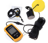 100M Portable Fish Finders 45 degrees Sonar Coverage Echo Sounder Alarm Transducer Lake Sea Fishing