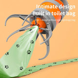 An Essential Tool for Pets - Portable Dog Feces Picker-upper, Eight-claw Pooper Scooper, Easily Soe The Problem of Pong