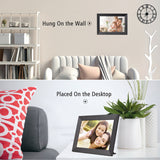 Andoer 10.1 Inch Smart WiFi Digital Picture Frame HD IPS Touch-screen 1280*800 Photo 1080P Video 16GB Storage