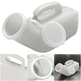 1200ml Pee Spill Proof Portable Urinal Plastic Mens Bedpan Bottle with Lid for Car Elderly and Incontinence
