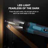 1300MAH Rechargeable Cordless Electric Screwdriver Set 3.6V Power Screwdrivers Drill 4 Torque Screw Driver Household Repair Tool