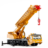 Toy Lifter 360 Degress Rotate Work Platform Crane with 4 Front Wheel Steering Engineering Car Model Gift for