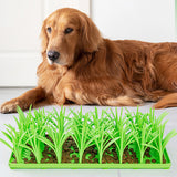 Snuffle With Grass Shape Slowing Feeding Intelligence Mat Silicone Interactive Feed Game Pad For Boredom Pet Product
