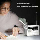 Portable Radio LED Flashlight Phone Charger Emergency Equipment Green