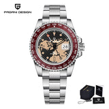 PAGANI DESIGN GMT NH34 Luxury Men Mechanical Wristwatch Ceramic Bezel Waterproof Automatic Watches Men's Business Reloj Hombre