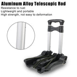 Portable Two-wheel Trolley Hand Sack For Home Travel Shopping Folding Luggage Cart Foldable Barrow Heavy Duty